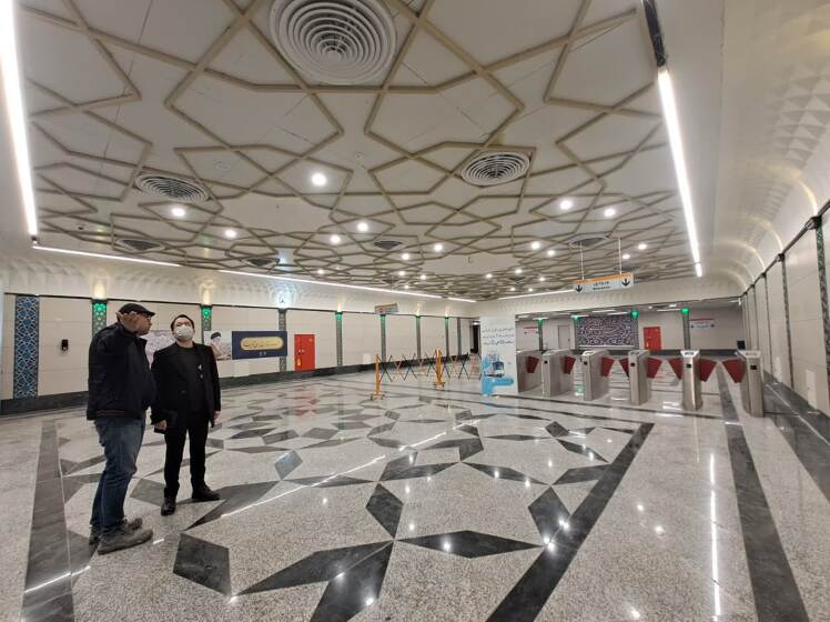 بازدید کمیته نظارت عالیه پروژه ایستگاه قطار شهری باب الجواد (ع)